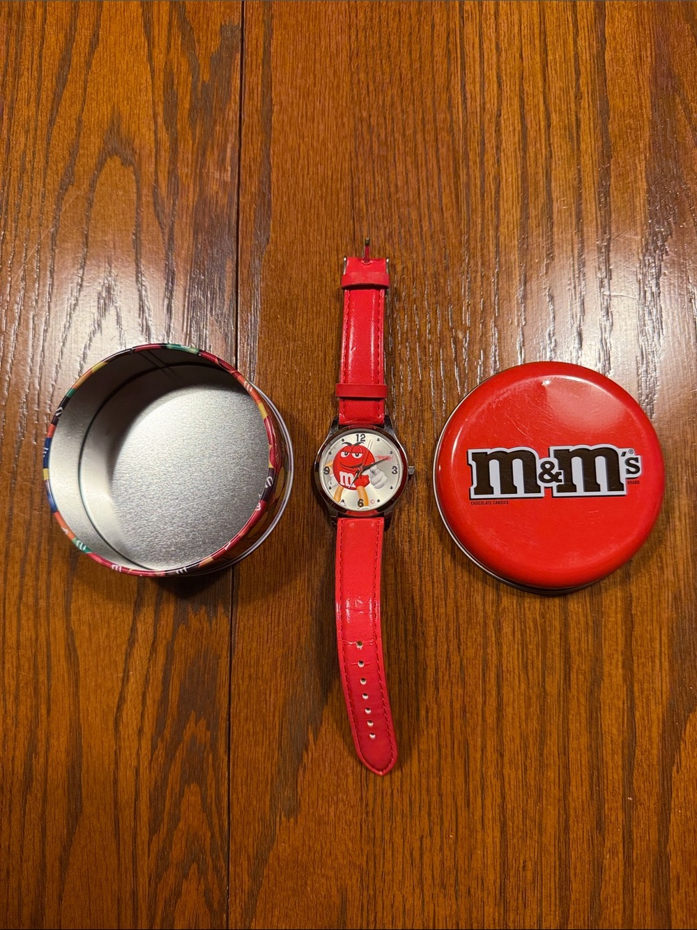 M&M'S Red Character Watch with Red Tin